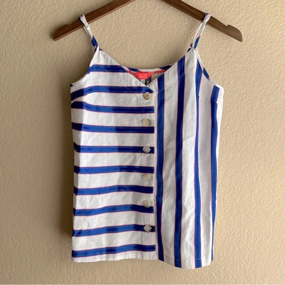 Joules | Carper Stripe Button Through Cami (8) - Picture 6 of 10
